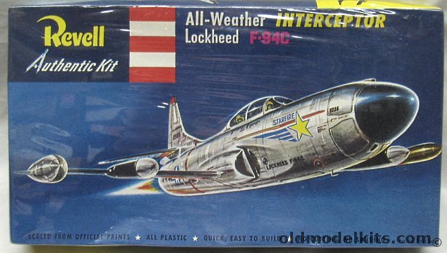 Revell 1/56 F-94C Starfire Interceptor, H210 plastic model kit